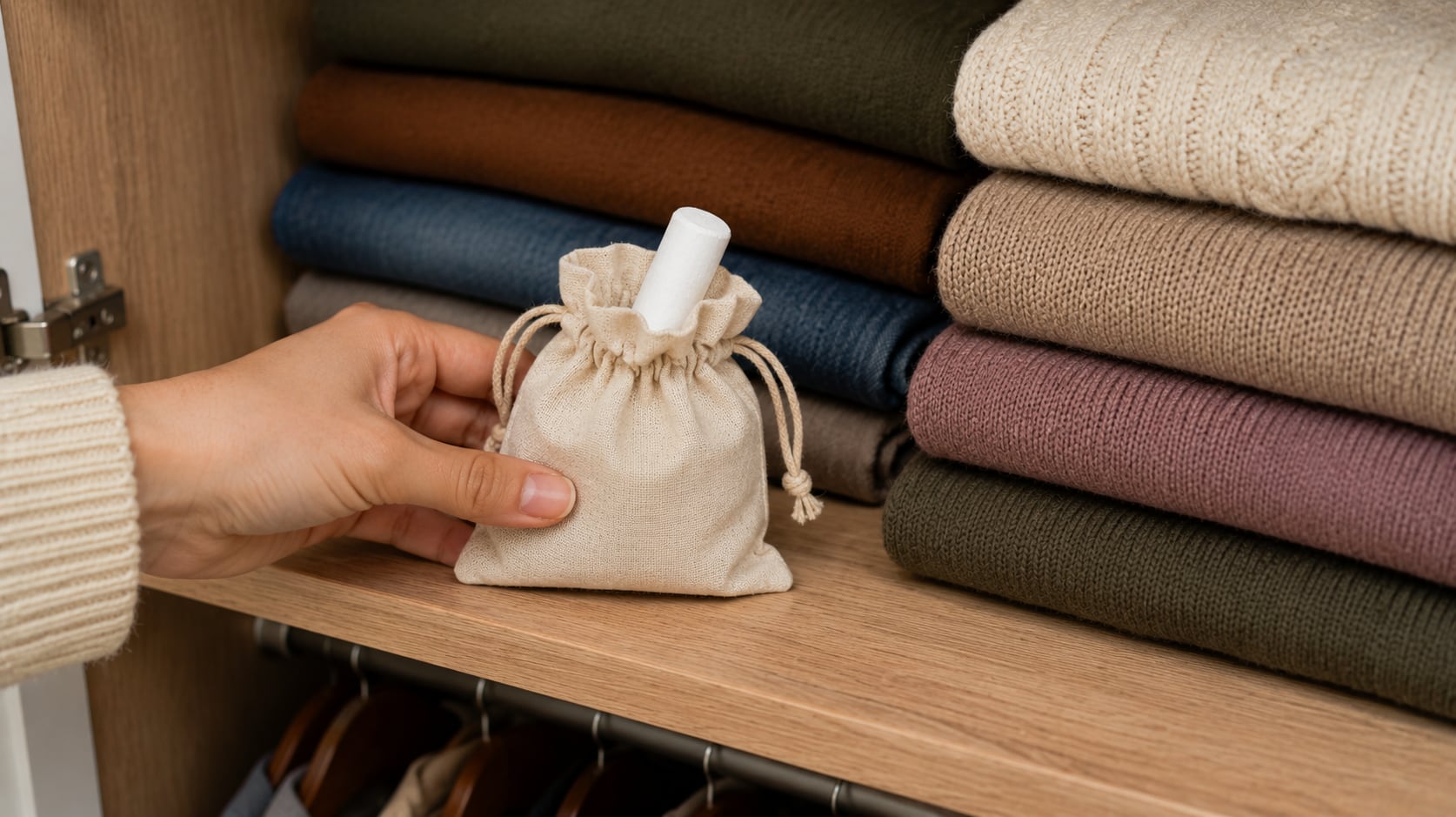Muchas personas eligen ponerla dentro de una bolsa, para no manchar la ropa. (Imagen ilustrativa generada con IA)