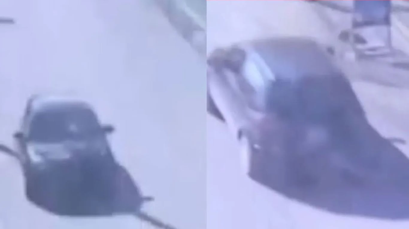 El Ford Ka en el que salió Barrelier de su casa, en Cofico, fue registrado en el barrio Ampliación Ferreyra. (Foto: TN)