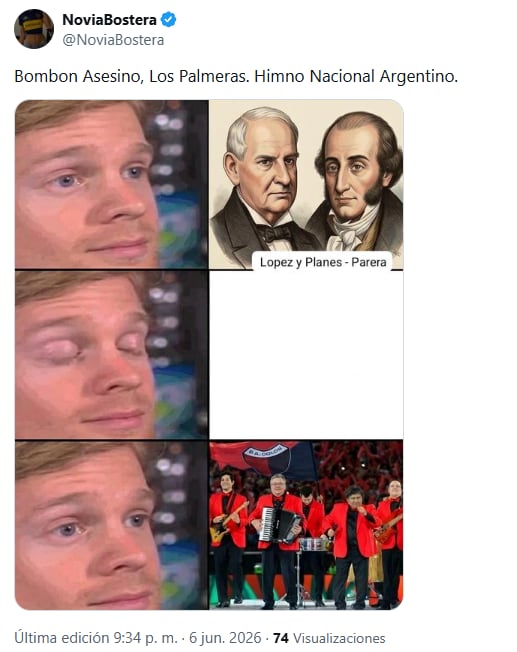 Los mejores memes y reacciones al primer tiempo de la Selección argentina vs. Honduras. (Foto: X -NoviaBostera)