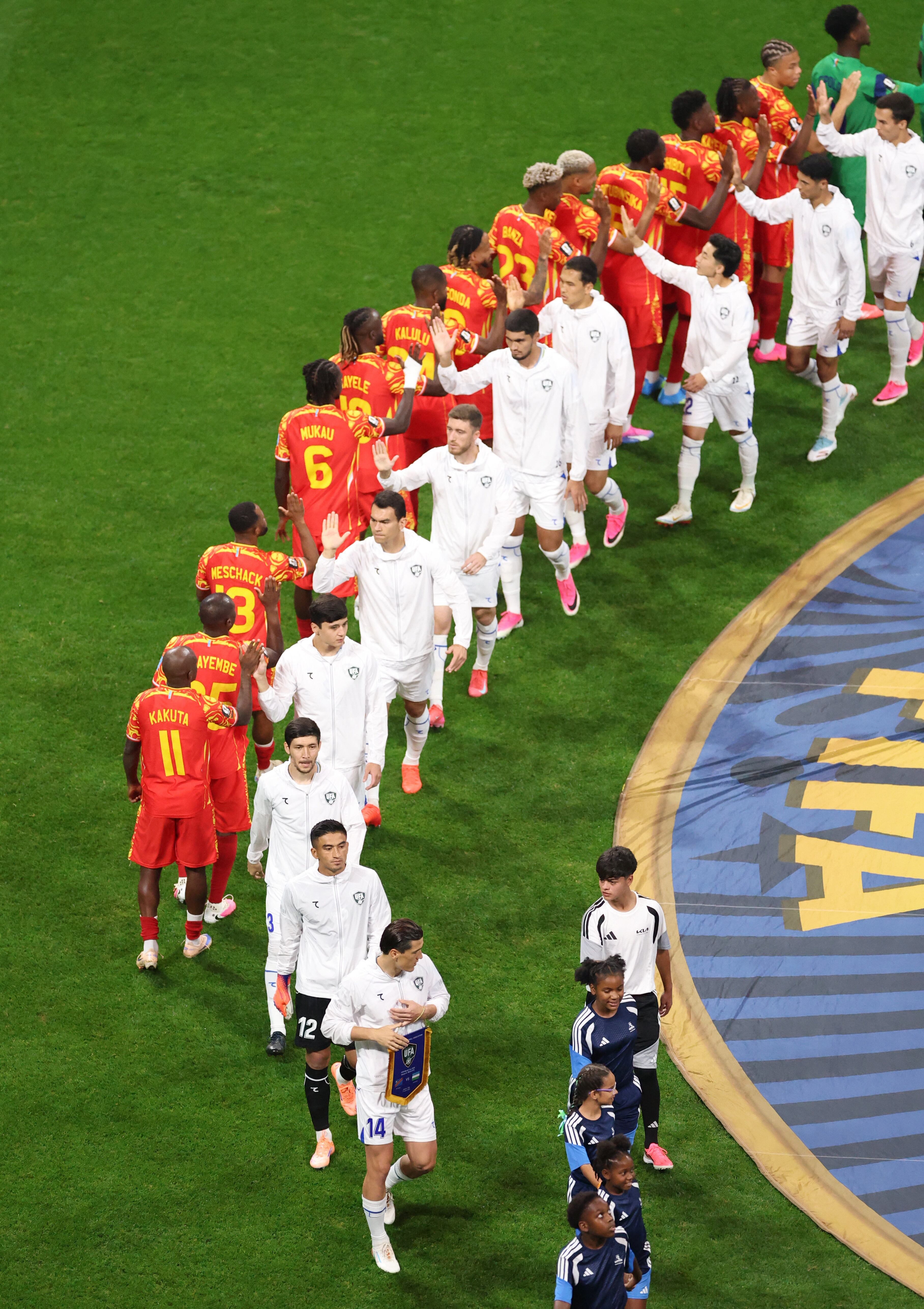 Congo vs Uzbekistán por la fase de grupos del Mundial 2026 del 2026.