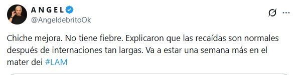 Ángel De Brito habló de la salud de Chiche Gelblung. (Foto: x/angeldebritook)