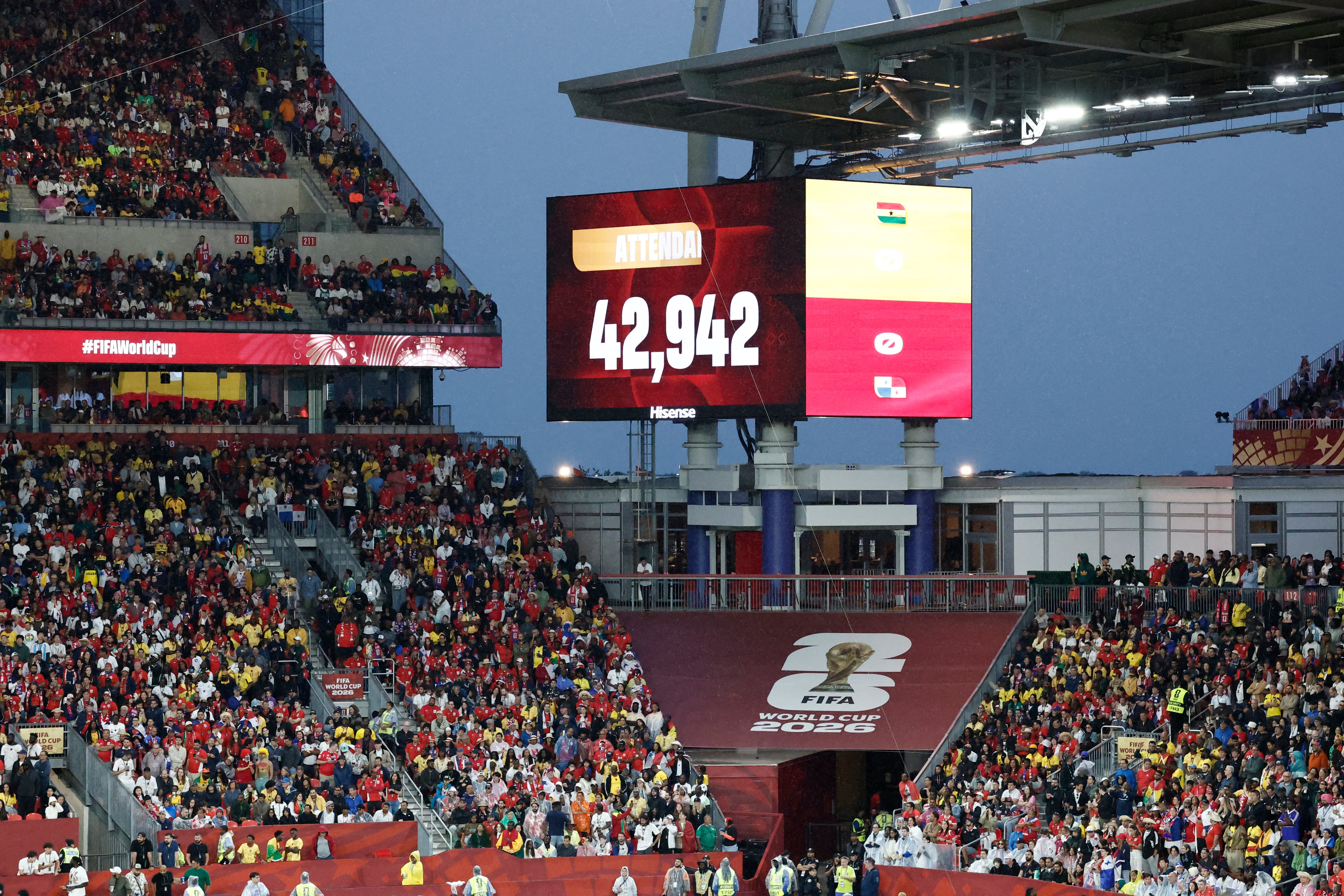 Ghana vs Panamá por la fase de grupos del Mundial 2026 del 2026.