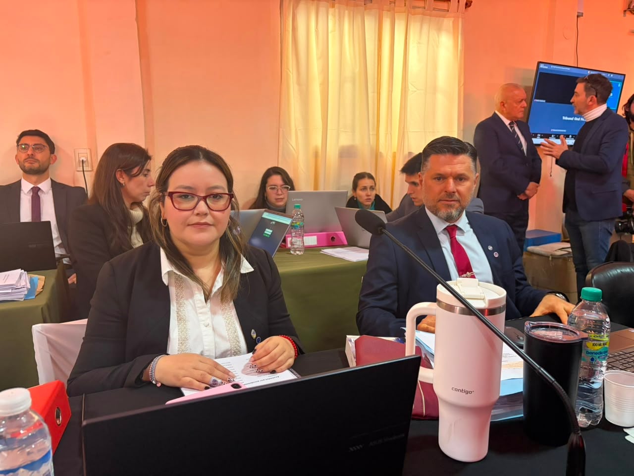Los fiscales Tamara Pourcel y Carlos Schaefer. (Foto: TN).