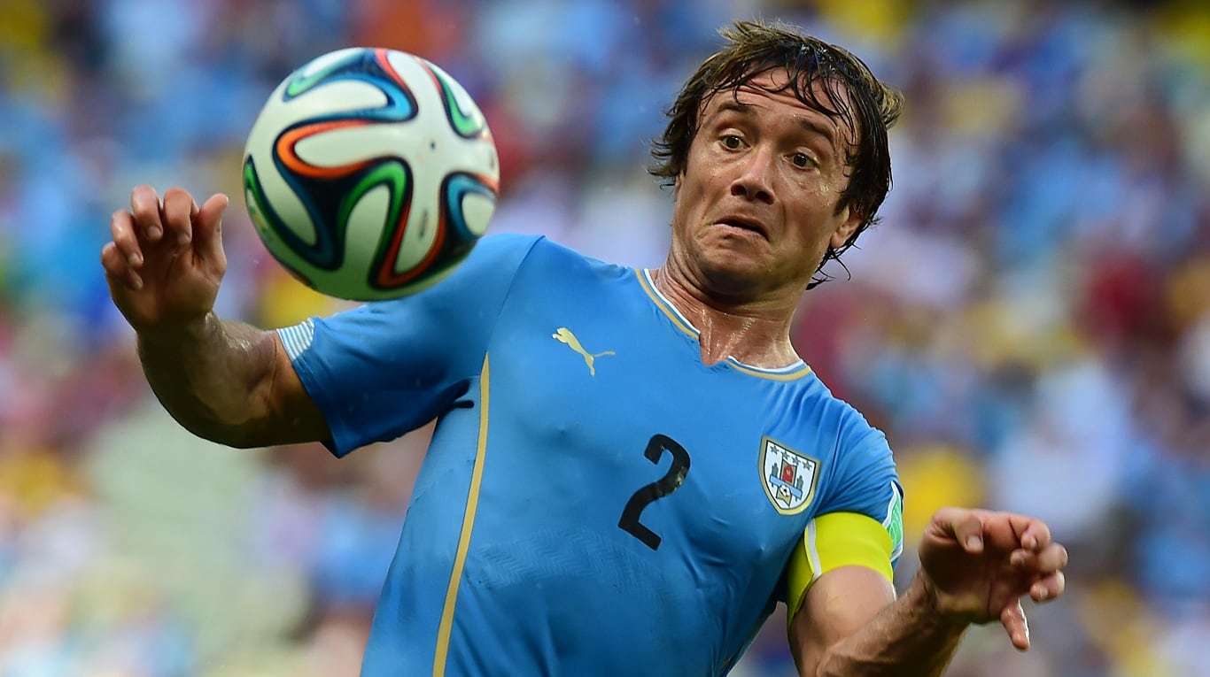 Diego Lugano, exdefensor uruguayo. (Foto: AFP)