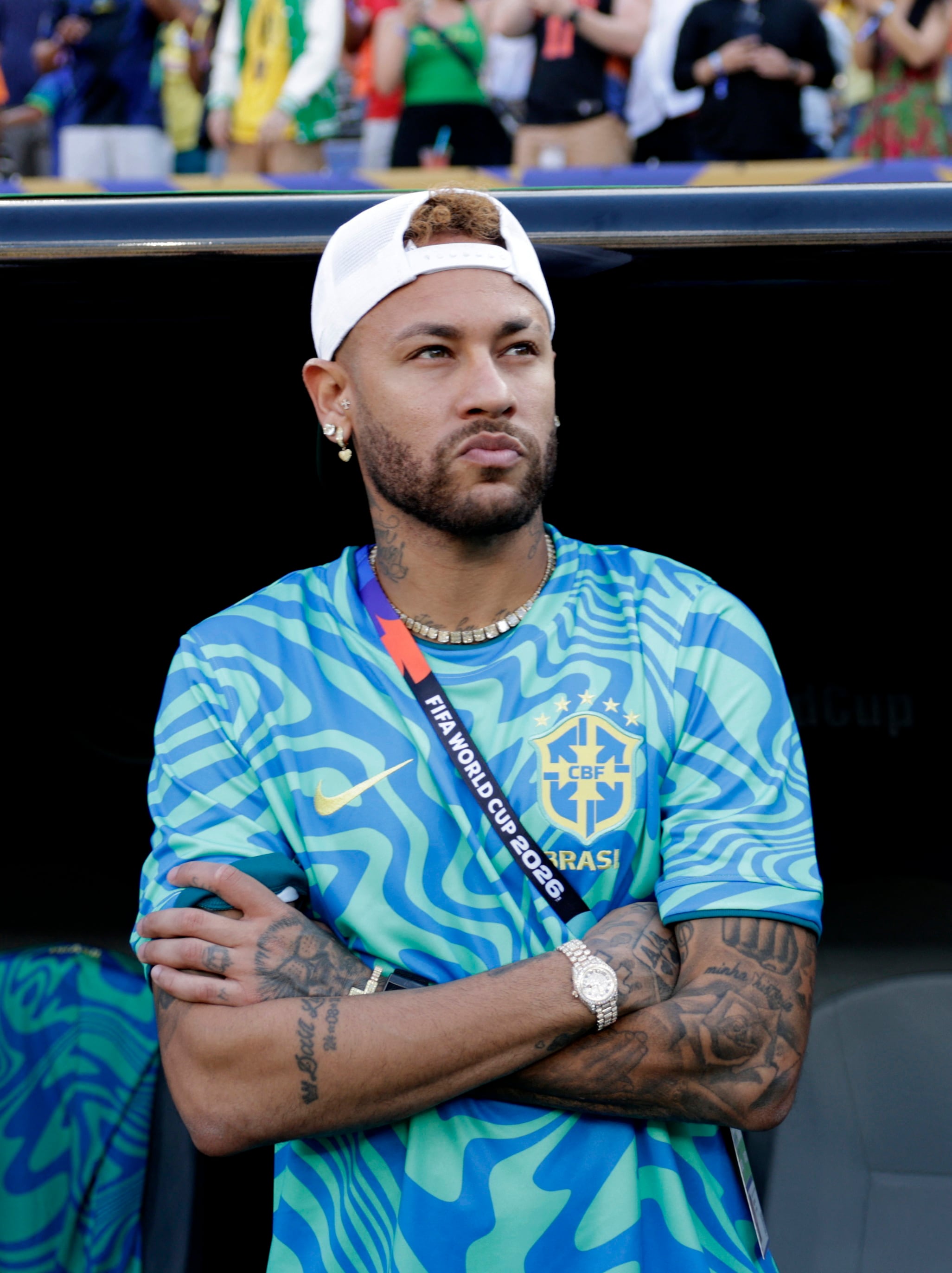 Neymar no estuvo dentro de la convocatoria para el partido de Brasil ante Marruecos en el debut en el Mundial 2026. (Foto: Reuters/Jeenah Moon).
