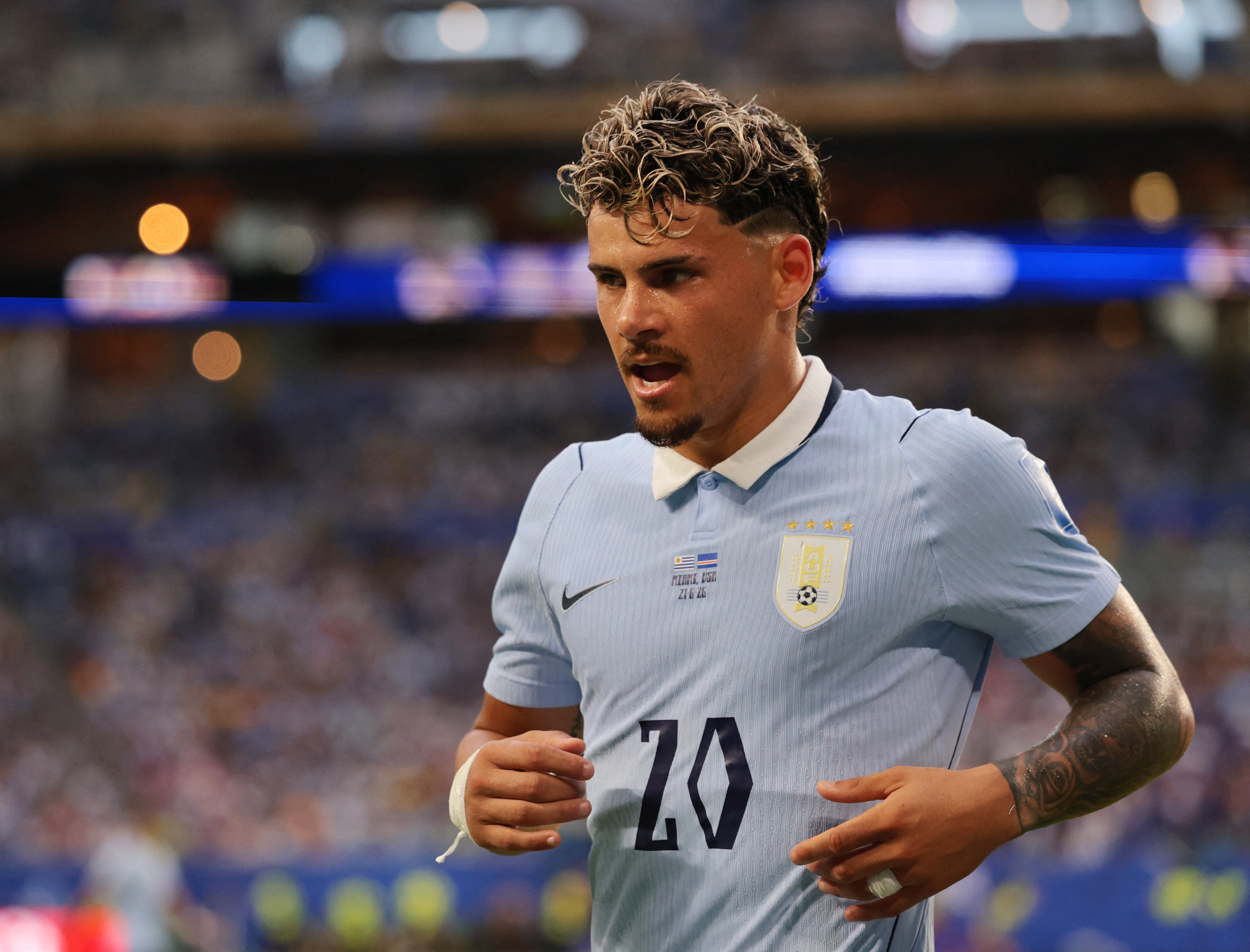 Uruguay vs Cabo Verde por la fase de grupos del Mundial 2026 del 2026.