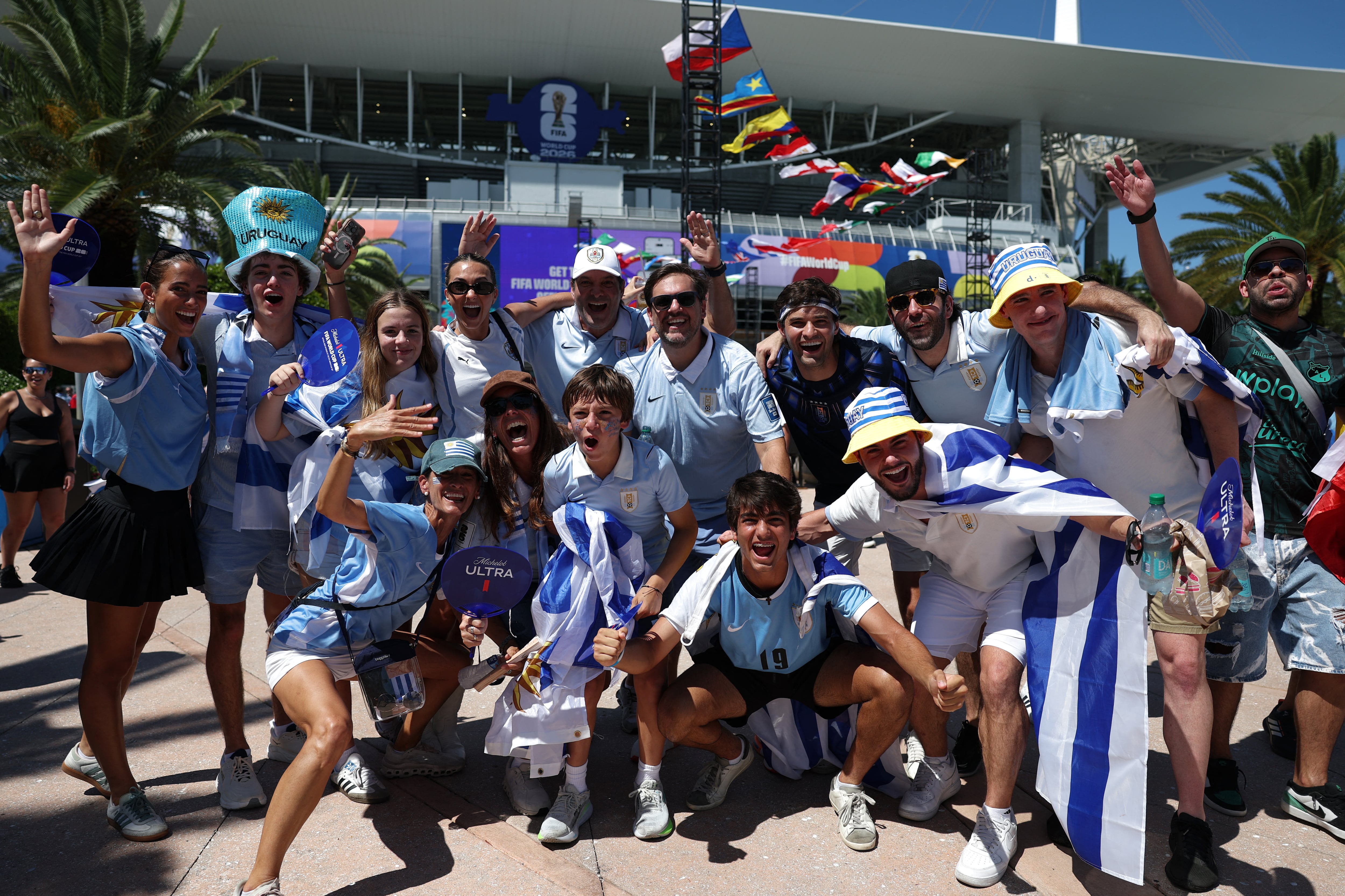 Uruguay vs Cabo Verde por la fase de grupos del Mundial 2026 del 2026.