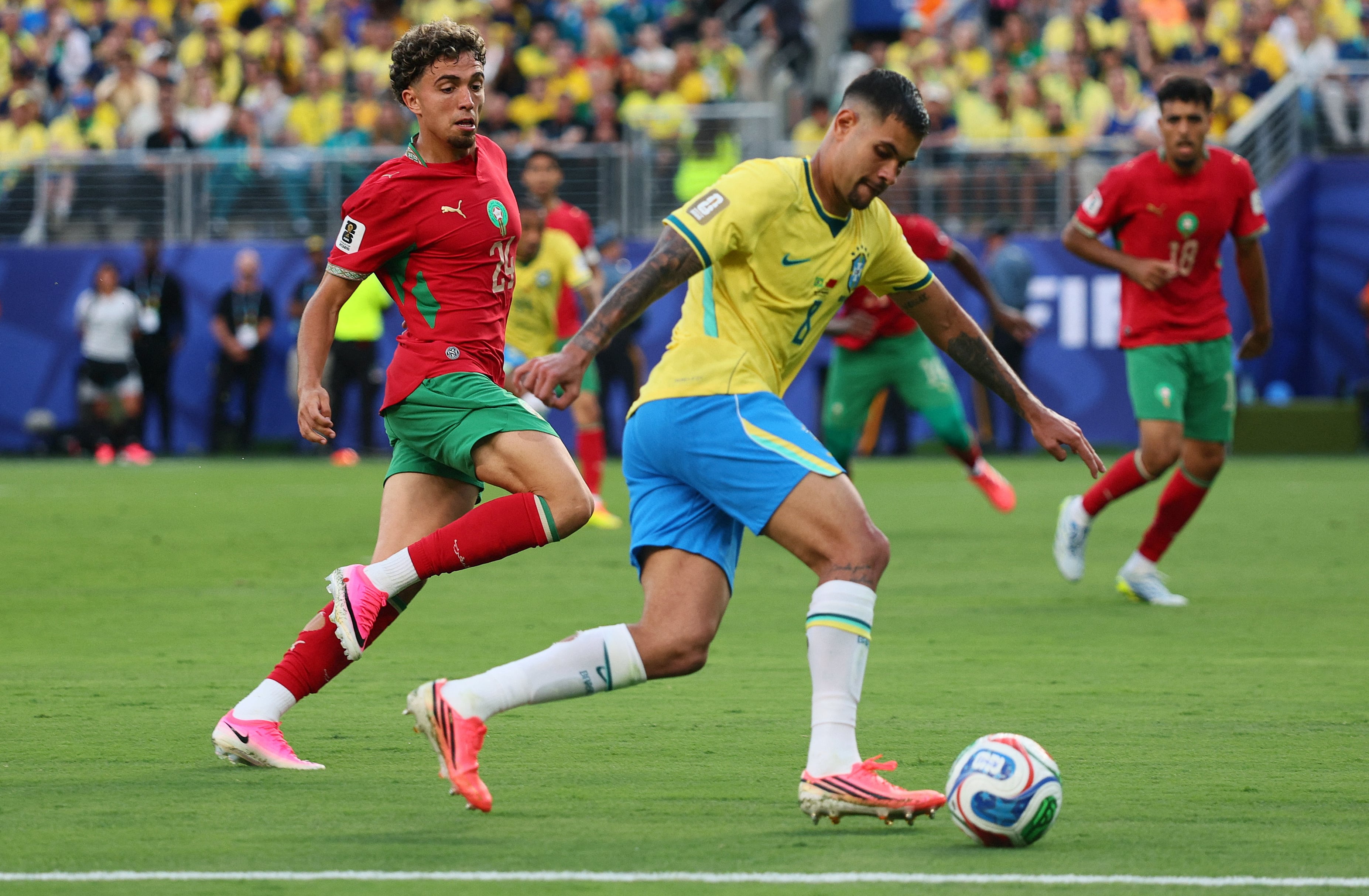 Brasil vs Marruecos por la fase de grupos del Mundial 2026 del 2026.