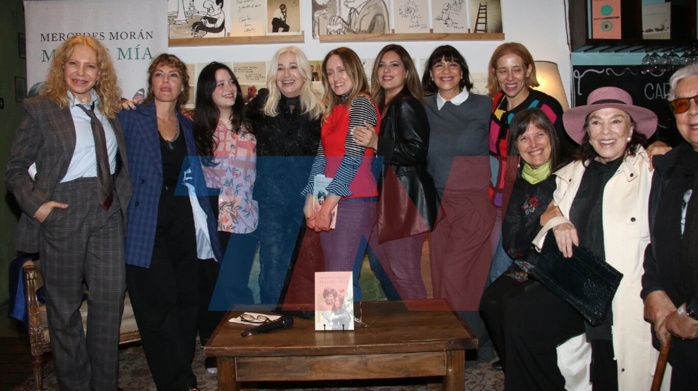 Las fotos de los famosos en la presentación del libro de Mercedes Morán (Foto: Movilpress)