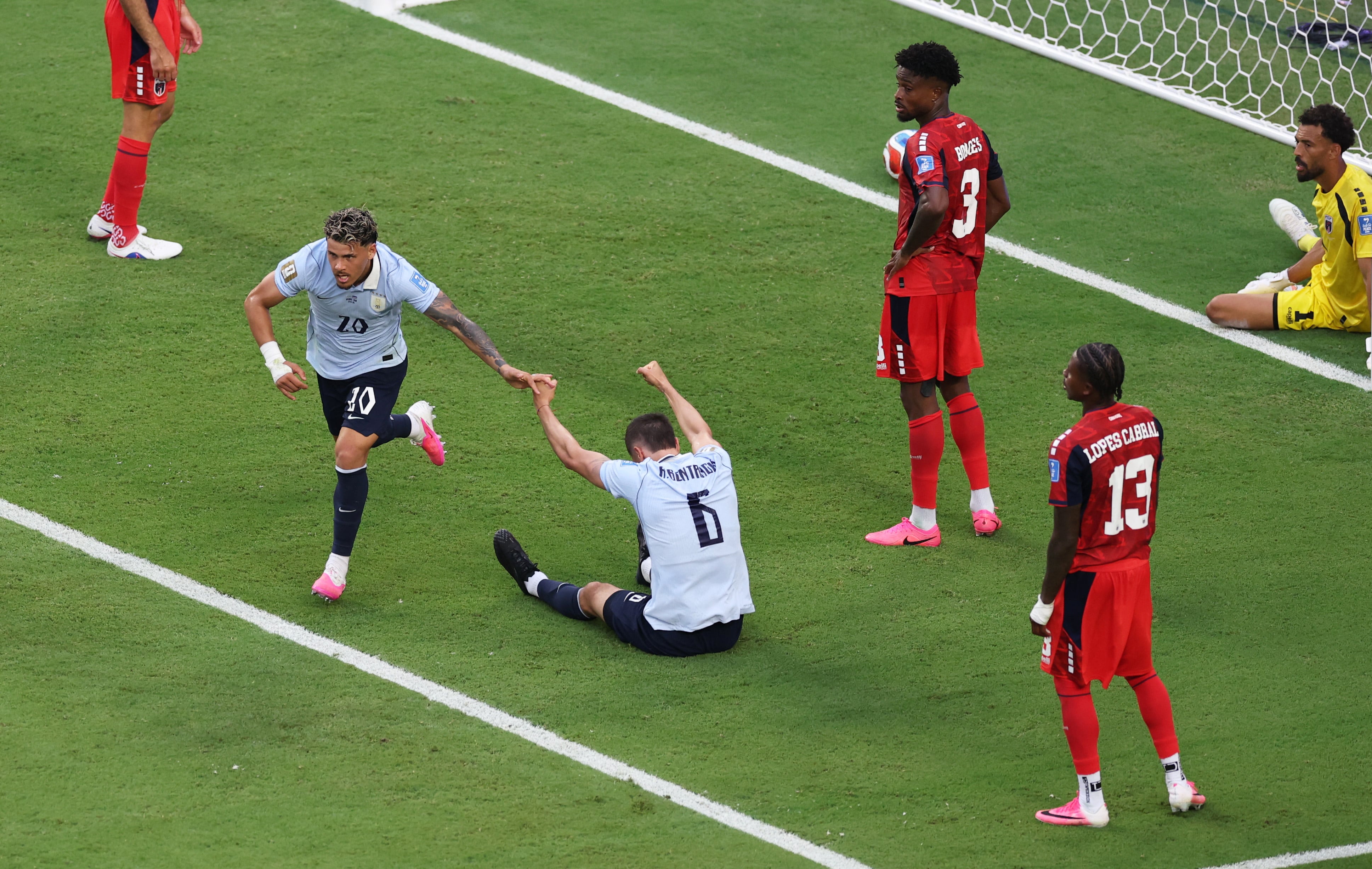 Uruguay vs Cabo Verde por la fase de grupos del Mundial 2026 del 2026.