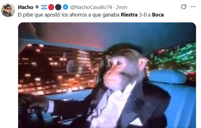Los mejores memes tras la derrota de Boca ante Deportivo Riestra por el Torneo Clausura (Foto: X).