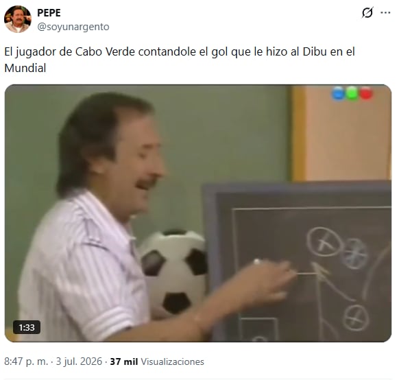 Los mejores memes de la victoria de Argentina contra Cabo Verde. (Foto: X - SOYUNARGENTO)