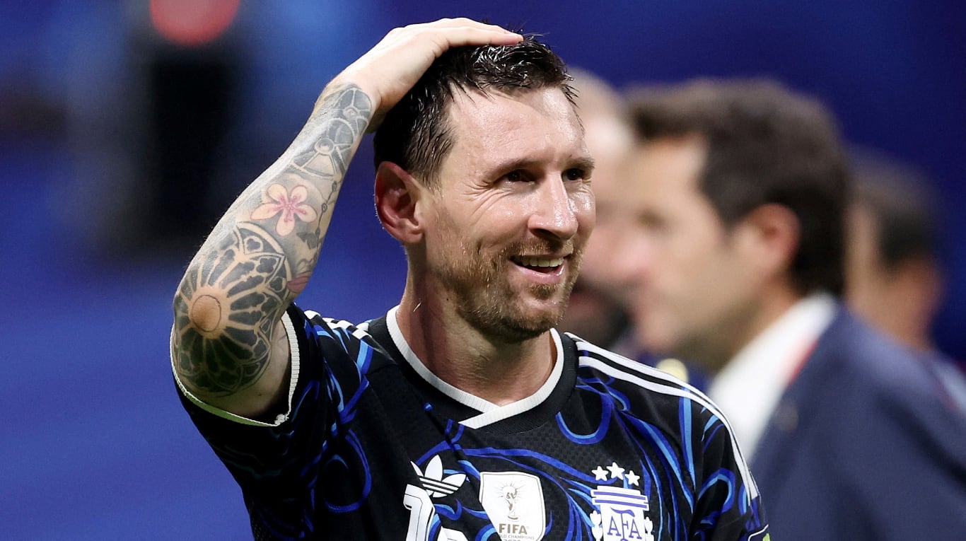 Lionel Messi, tras la victoria contra Inglaterra. (Foto: Reuters)