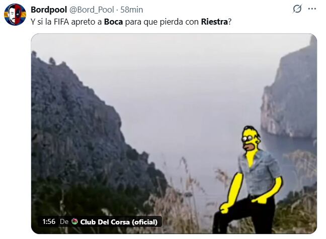 Los mejores memes tras la derrota de Boca ante Deportivo Riestra por el Torneo Clausura (Foto: X).