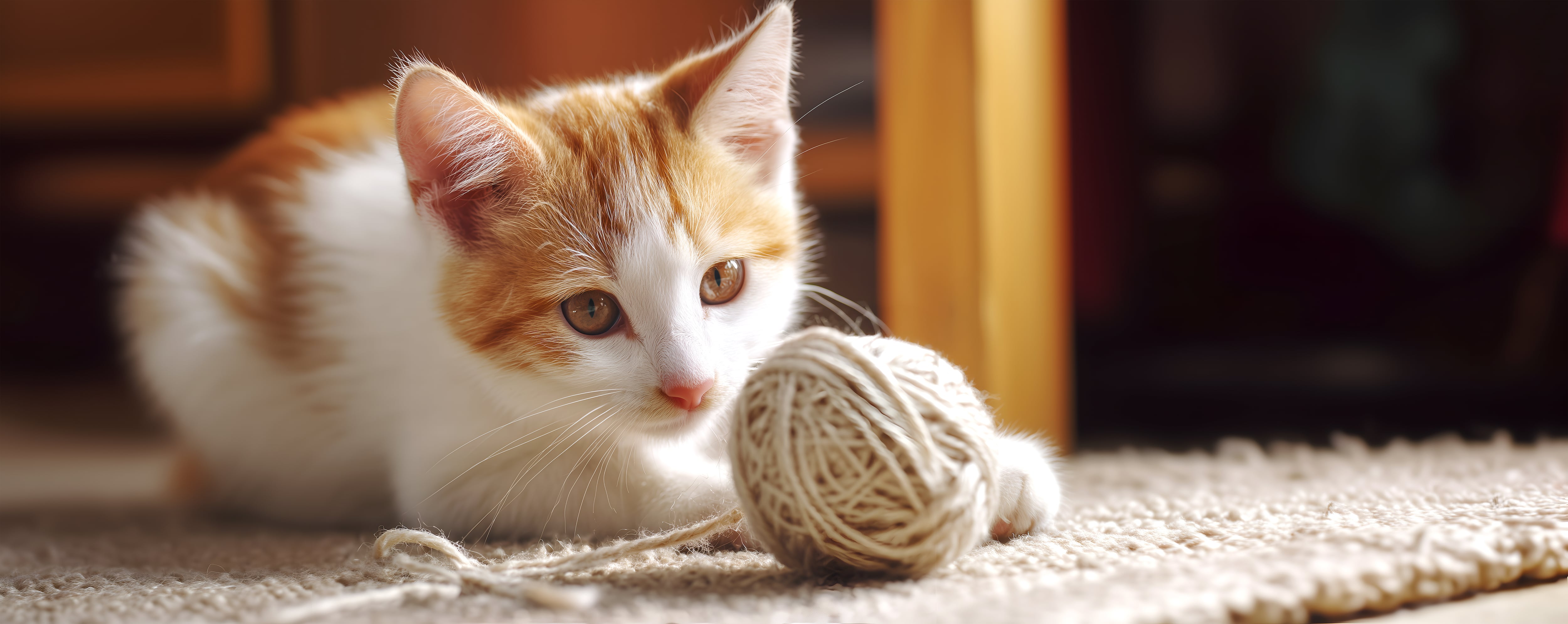 Por qué los hilos y cordones pueden ser peligrosos para los gatos. (Foto: Adobe Stock)