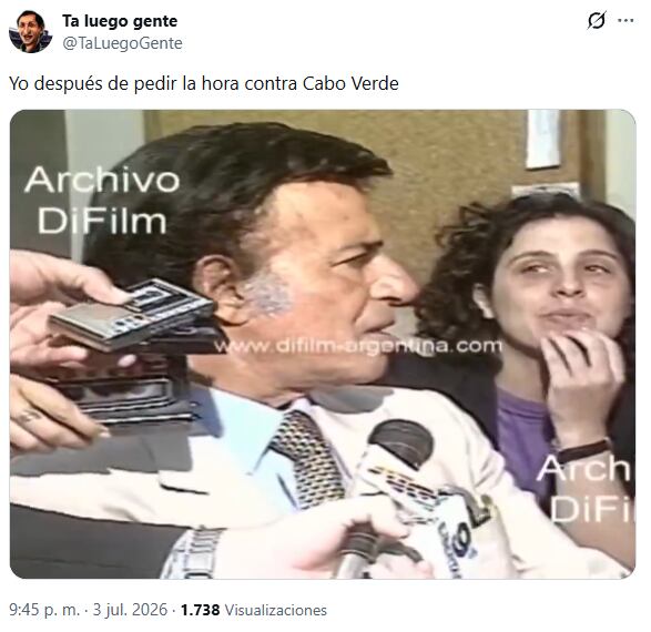 Los mejores memes de la victoria de Argentina contra Cabo Verde. (Foto: X - TaLuegoGente)