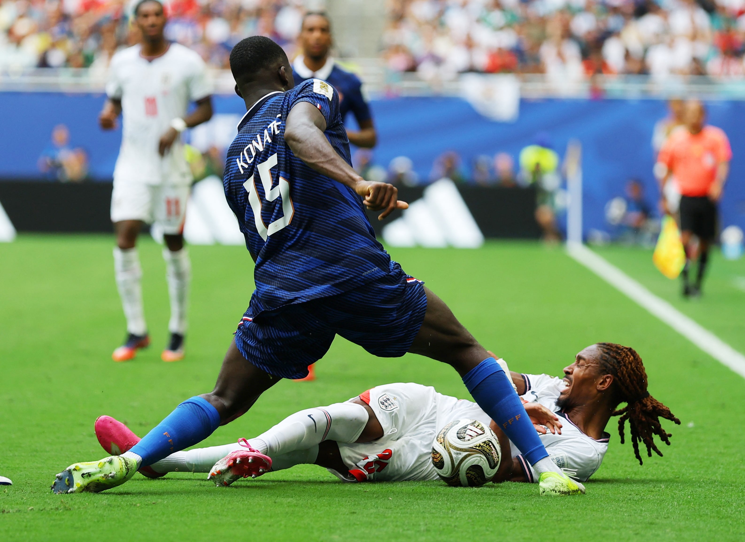 Francia vs Inglaterra por la tercer puesto del Mundial 2026 del 2026.