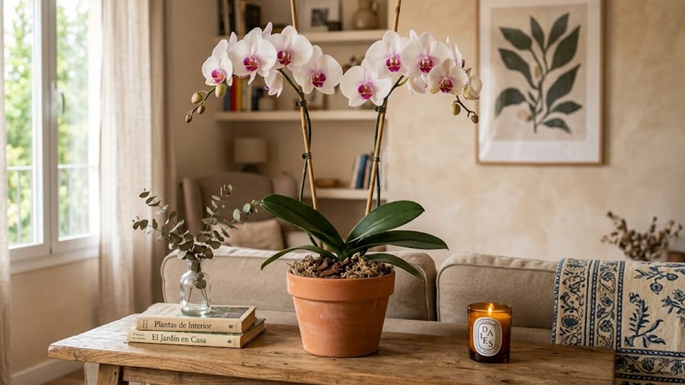 Así es la orquídea. (Imagen ilustrativa generada con IA)