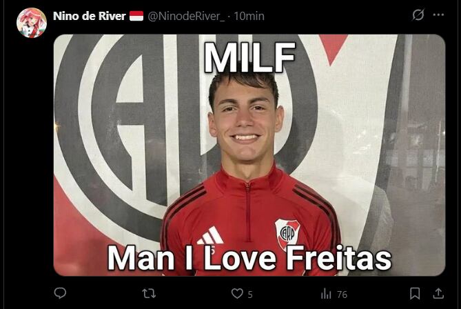 Los mejores memes y reacciones del partido de River y Vélez por el Torneo Clausura (Fuente: X)