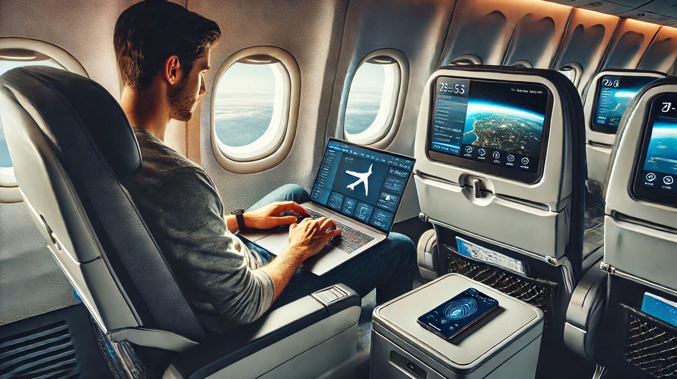 El incidente ocurrió a bordo de un vuelo de Delta Airlines; aún se investiga el hecho para determinar quiénes fueron los responsables. (Foto: Creada con OpenAI DALL-E)