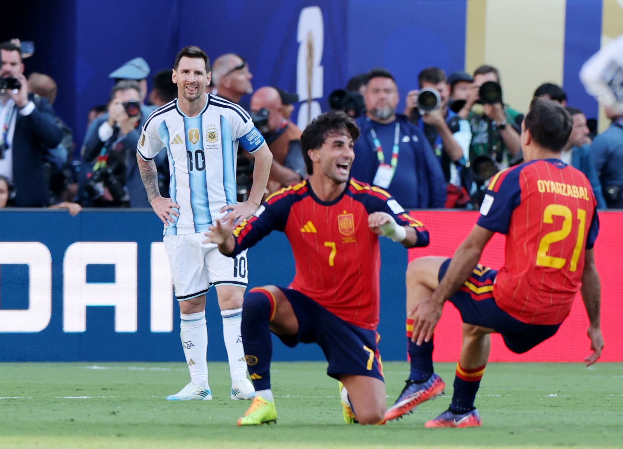 Ferran Torres le dio a España su segundo estrella (Foto: Reuters).