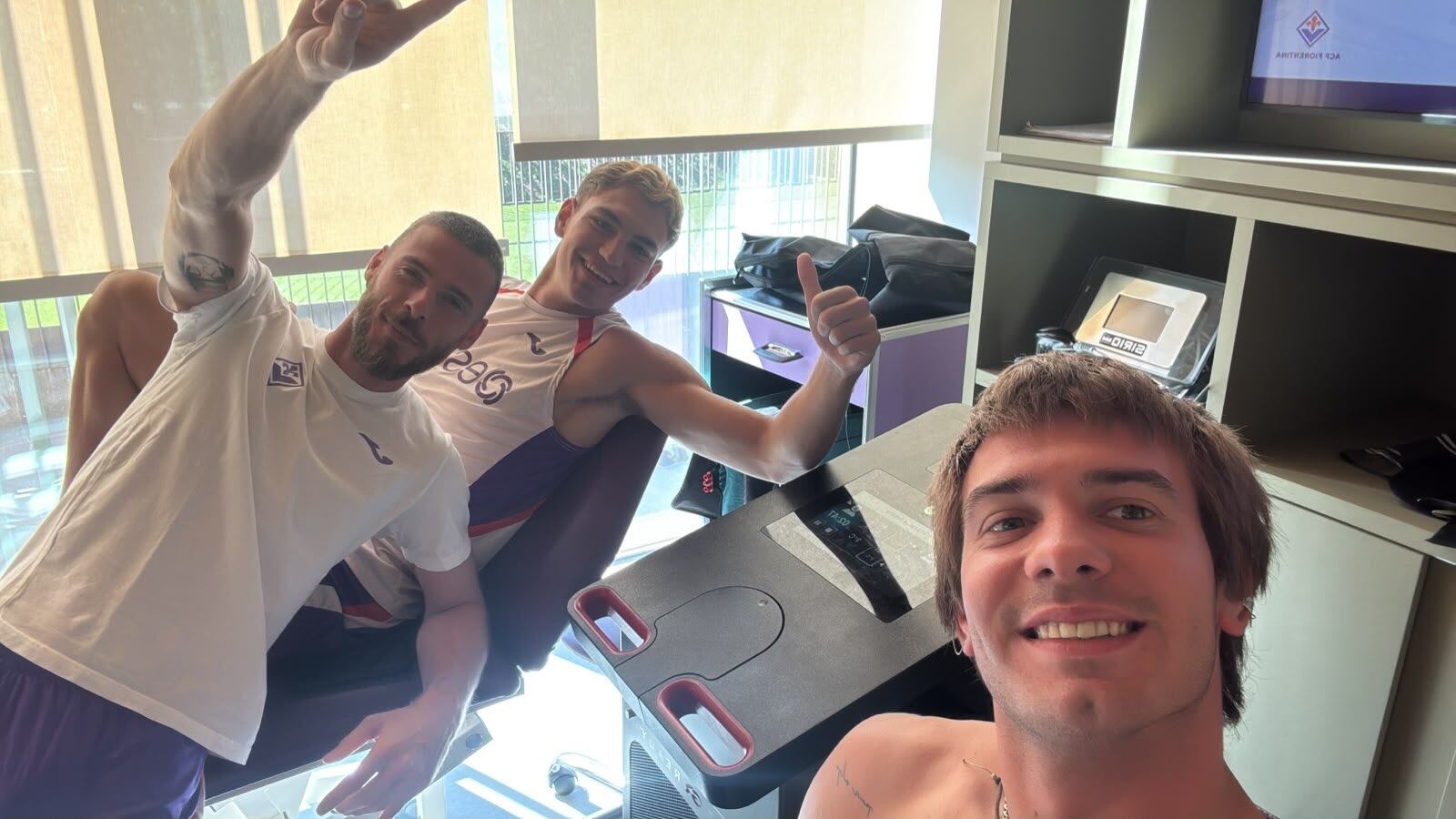 La foto que compartió De Gea que generó el comentario de Martínez. (Foto: IG/d_degeaofficial).