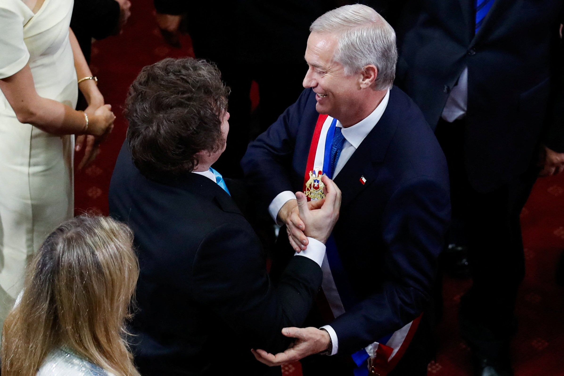 Javier Milei volverá a coincidir con José Antonio Kast en Chile durante su paso por el Foro de Madrid. (Foto: REUTERS/Rodrigo Garrido)