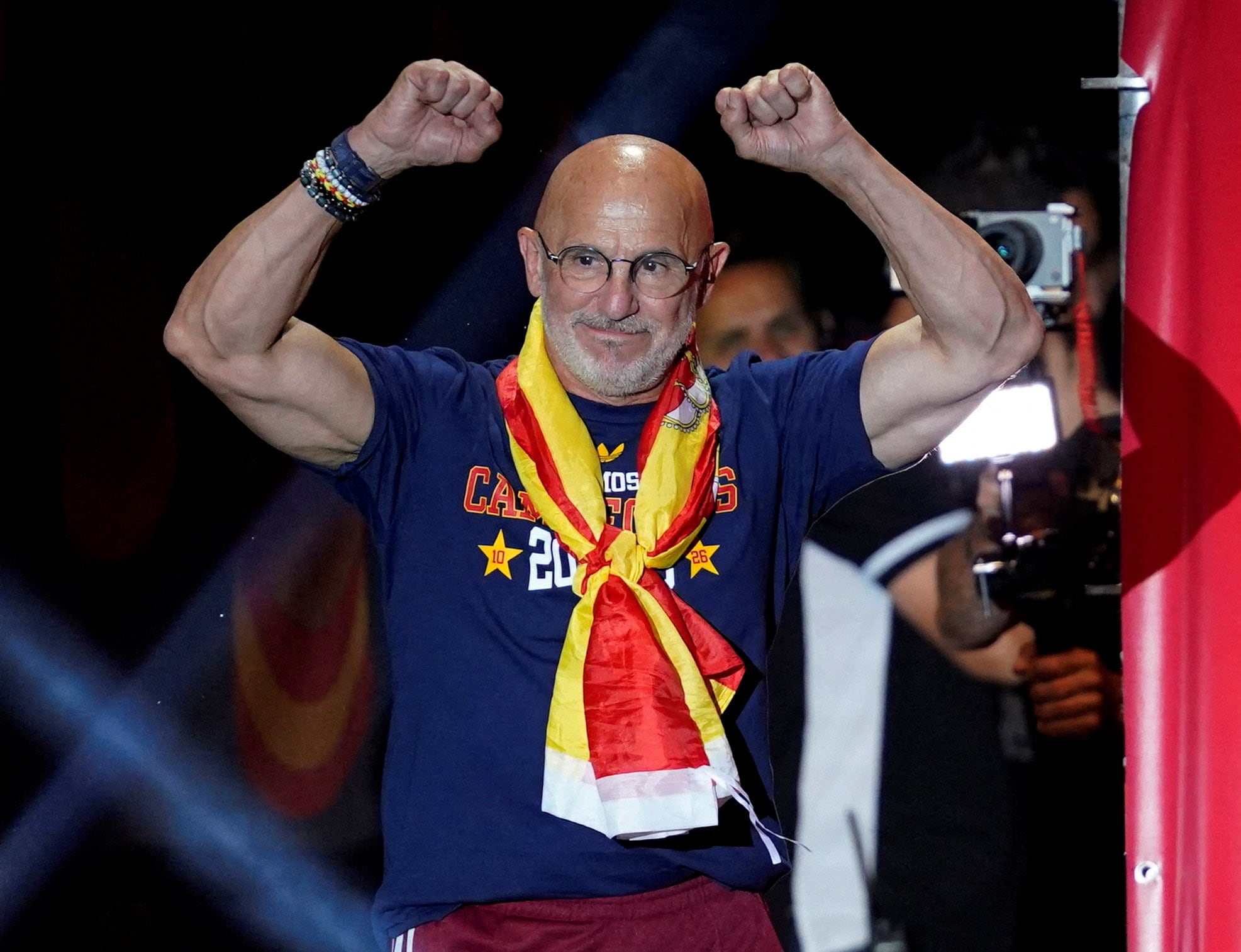 De la Fuente, DT campeón del mundo con España (Foto: Reuters).