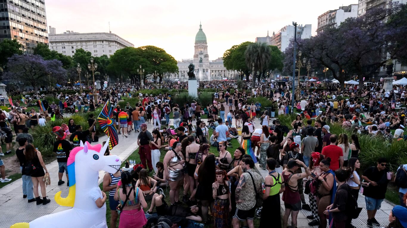 Marcha del Orgullo LGBTIQ+ en Buenos Aires. (Foto: Reuters / Alessia Maccioni)