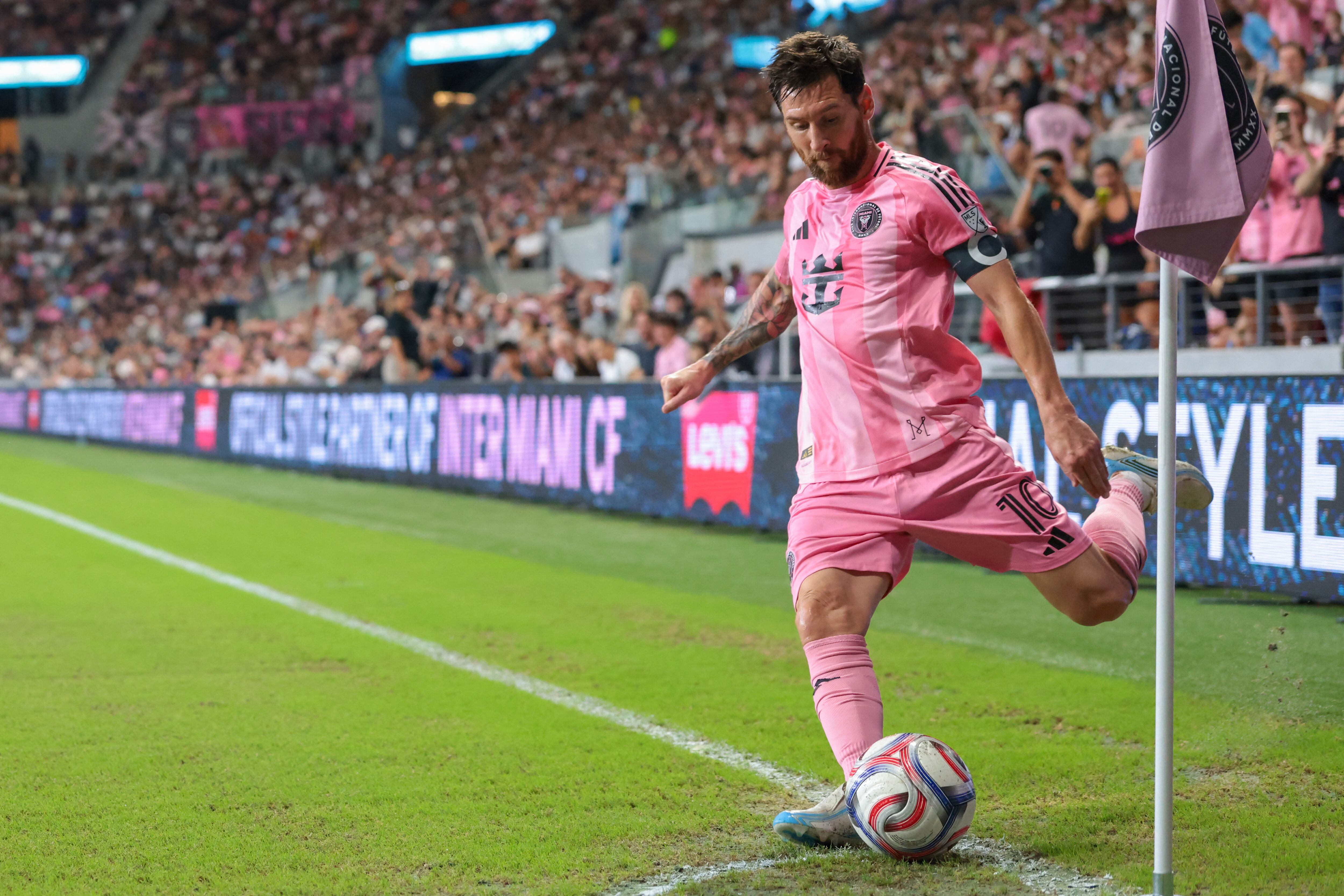 El astro argentino dio una asistencia en el último partido del Inter Miami. (Foto: REUTERS)
