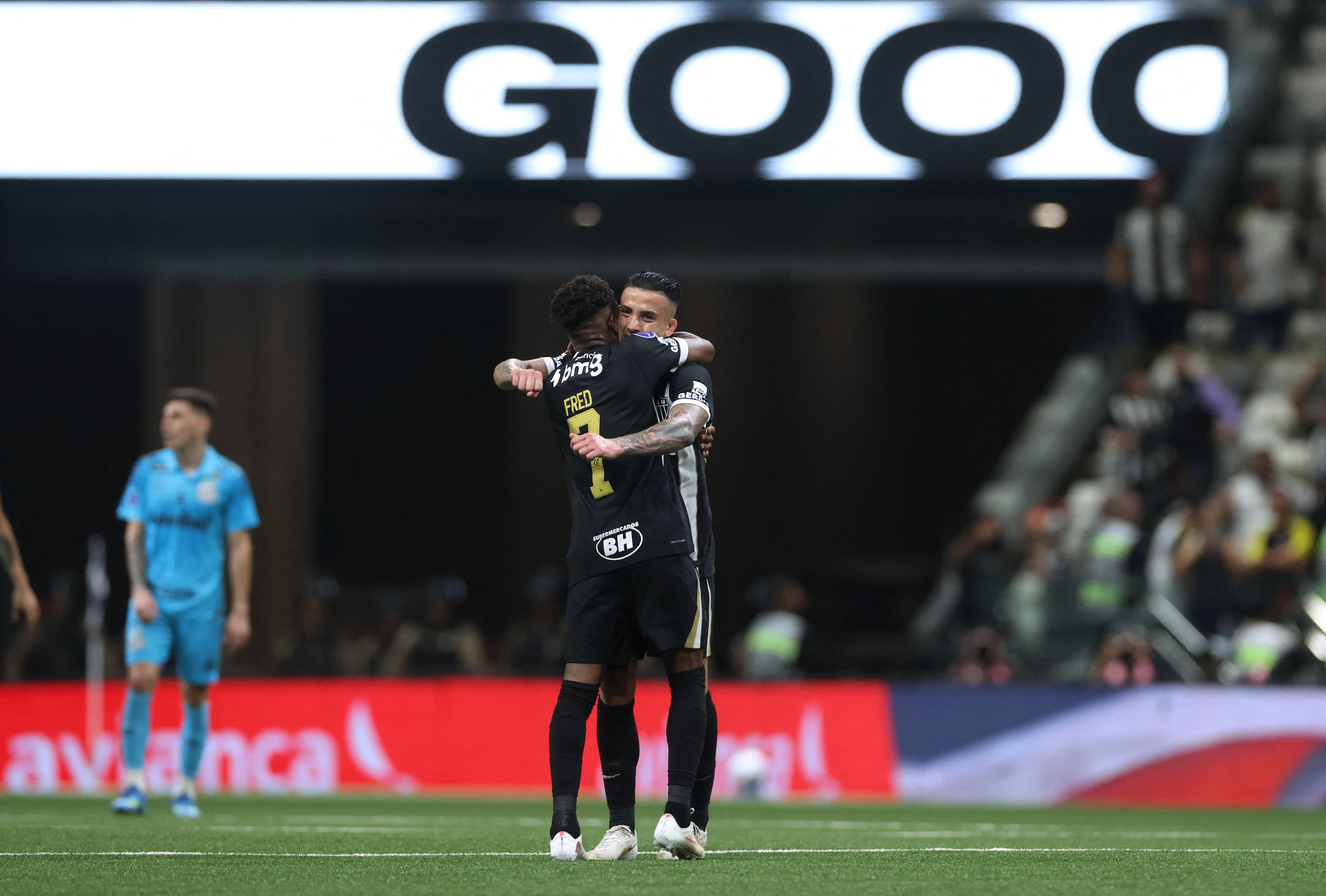 Atl.Mineiro vs Santos por los cuartos de final de la Copa Sudamericana del 2026.