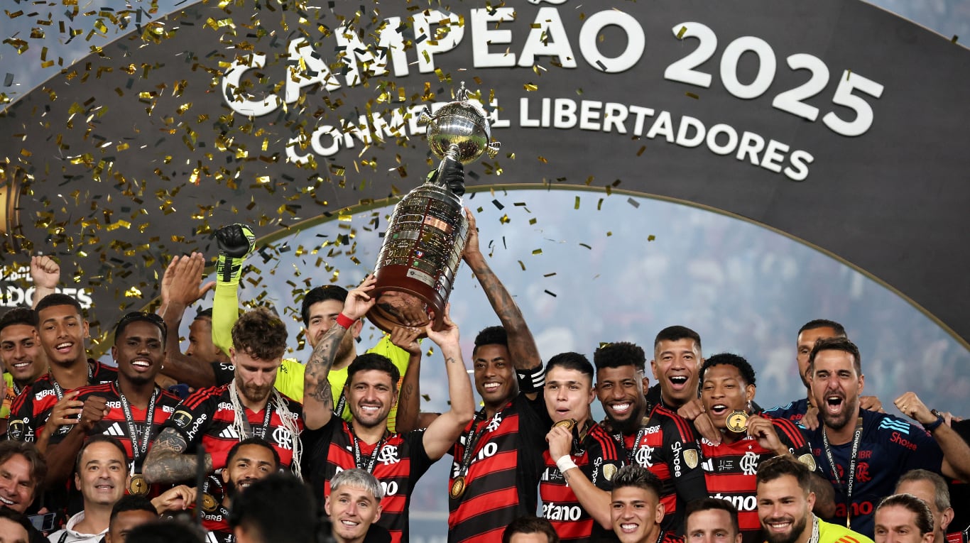 Flamengo ganó la Copa Libertadores 2025 (Foto: Reuters).