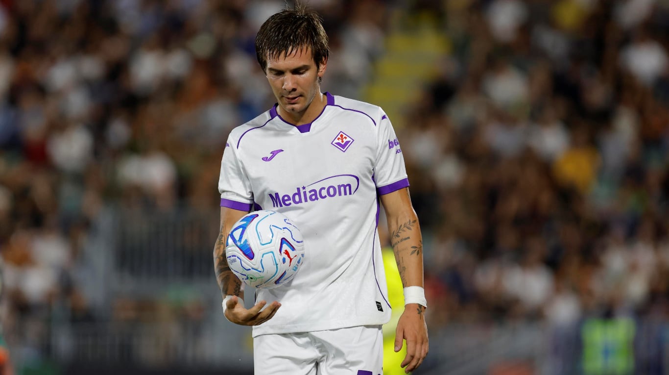 Franco Mastantuono hizo un hat-trick en la Serie A italiana. (Foto: EFE)