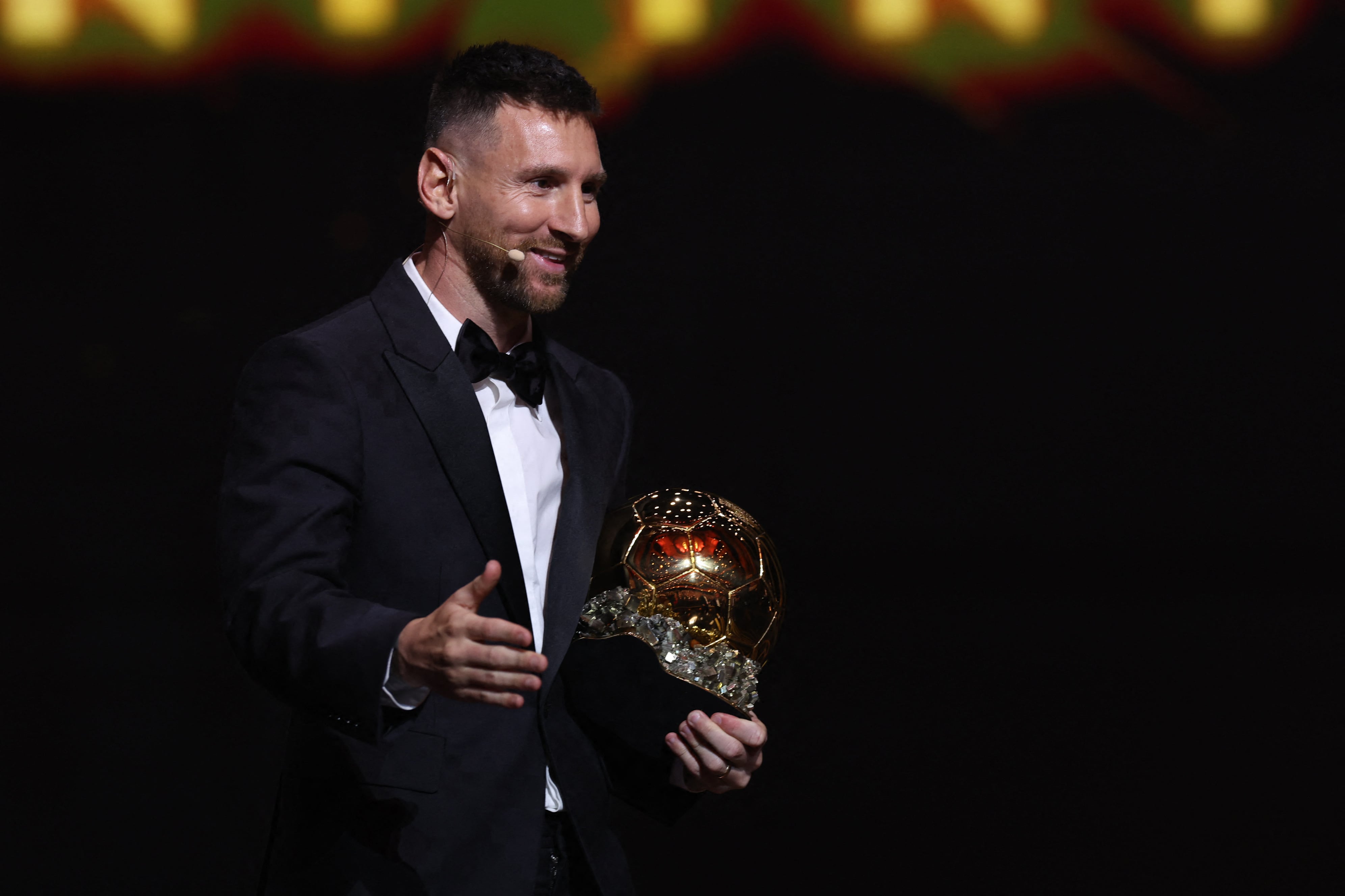 Messi conquistó su último Balón de Oro en 2023. REUTERS/Stephanie Lecocq