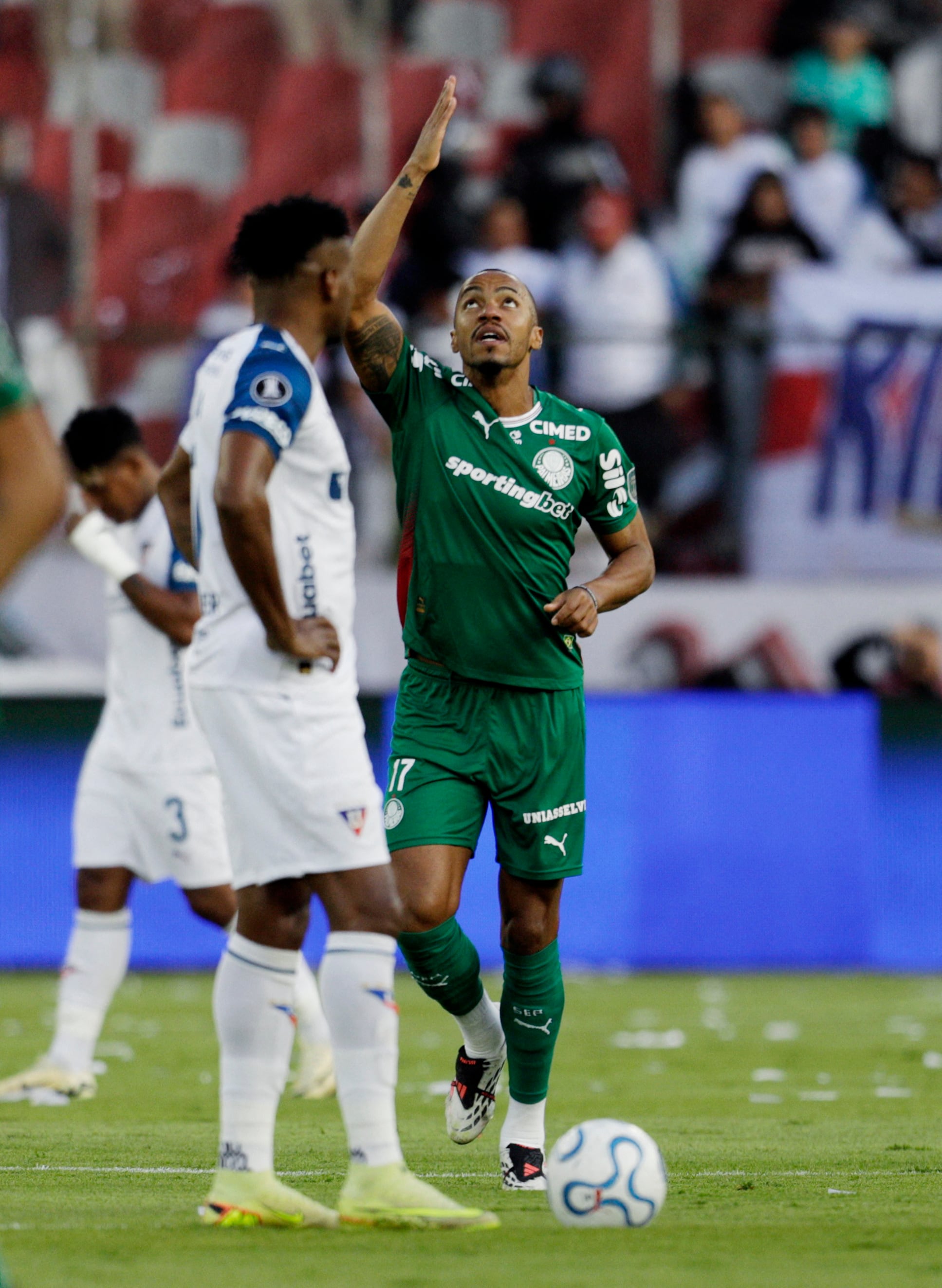 LDU Quito vs Palmeiras por los cuartos de final de la Copa Libertadores del 2026.