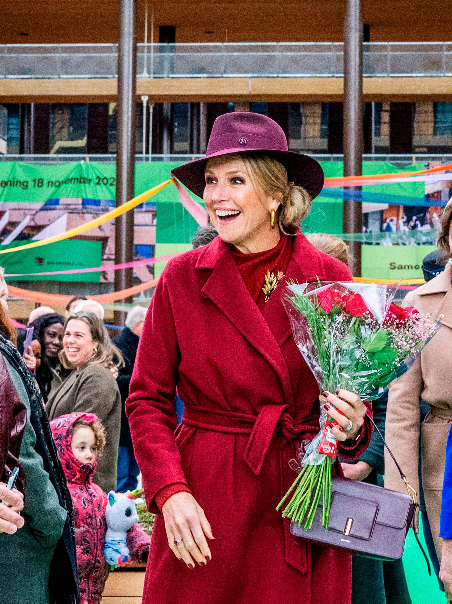 Máxima usó este sombrero en varias ocasiones (Foto AFP)