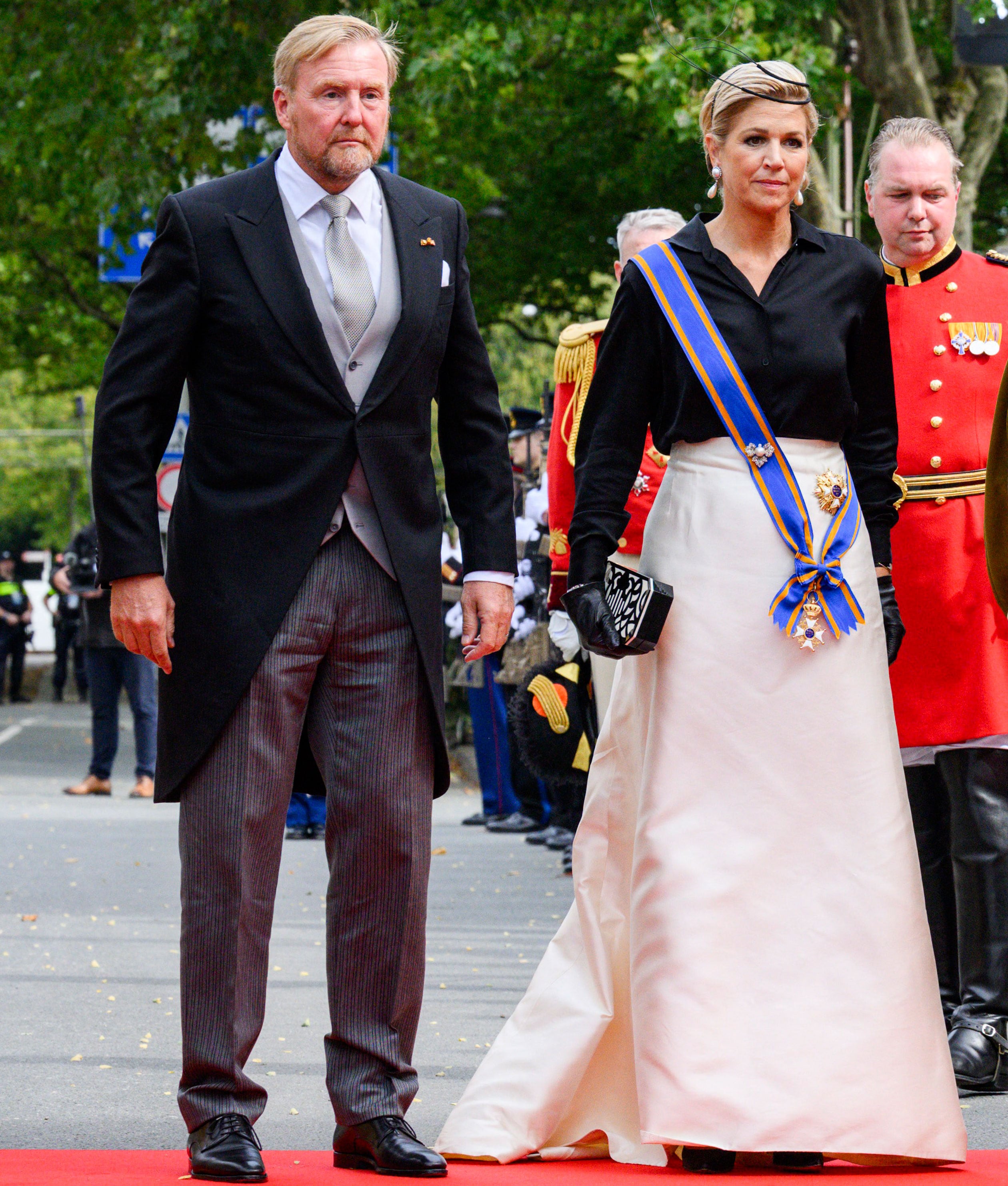Máxima eligió su look más sobrio (Foto: AFP)