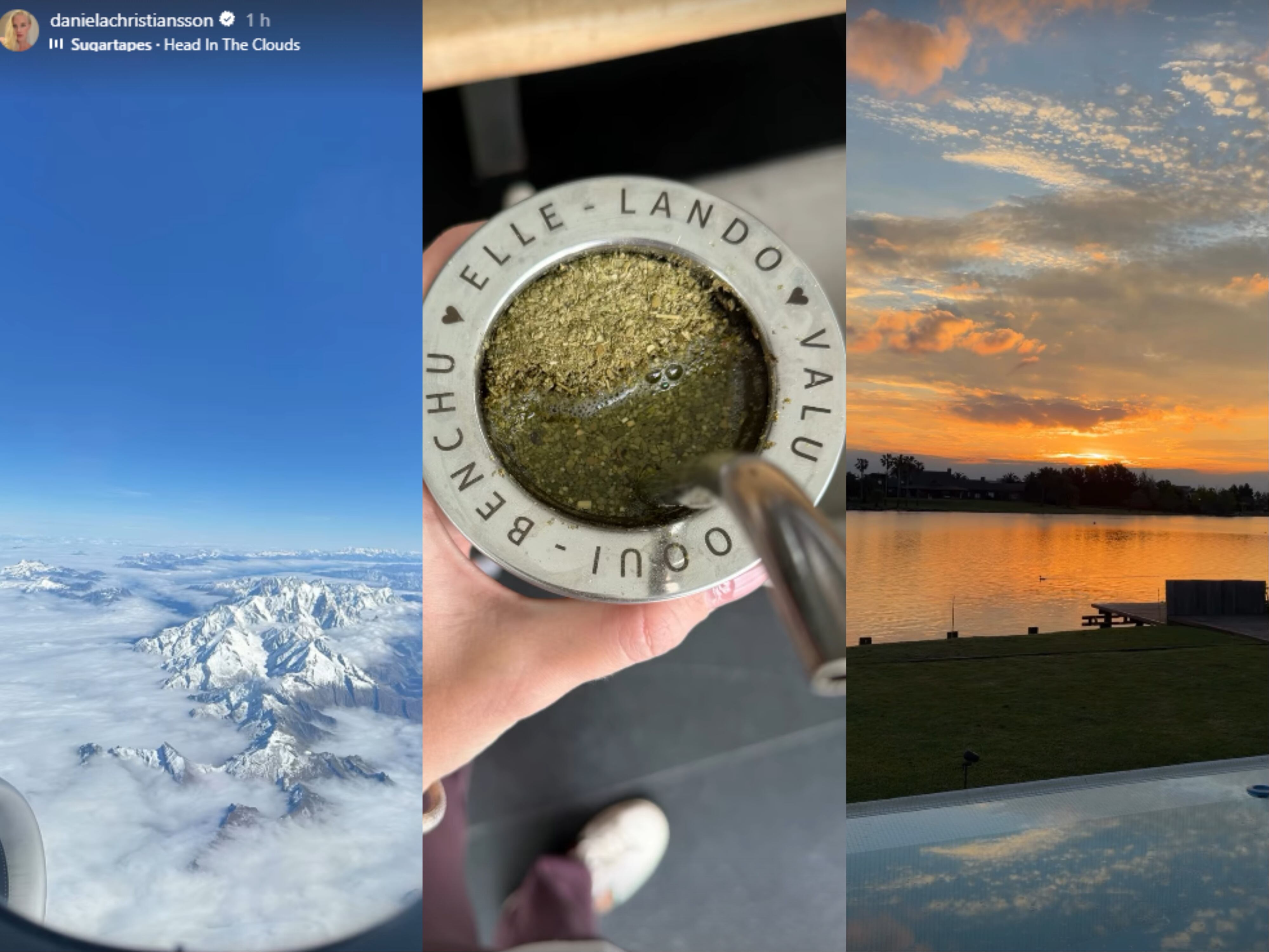 Daniela Christiansson mostró cómo fue su viaje a la Argentina y el momento en que llegó a su casa. (Foto: danielachristiansson)