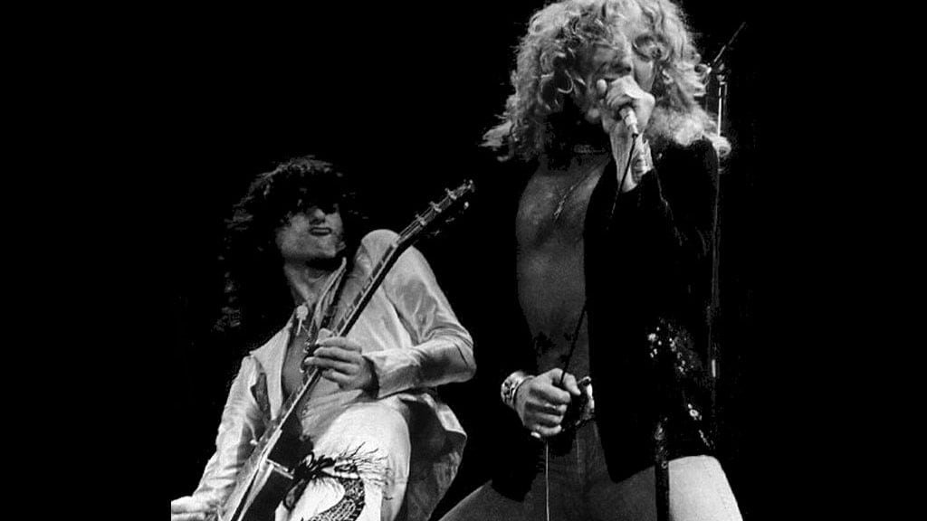 Led Zeppelin, en acción. 