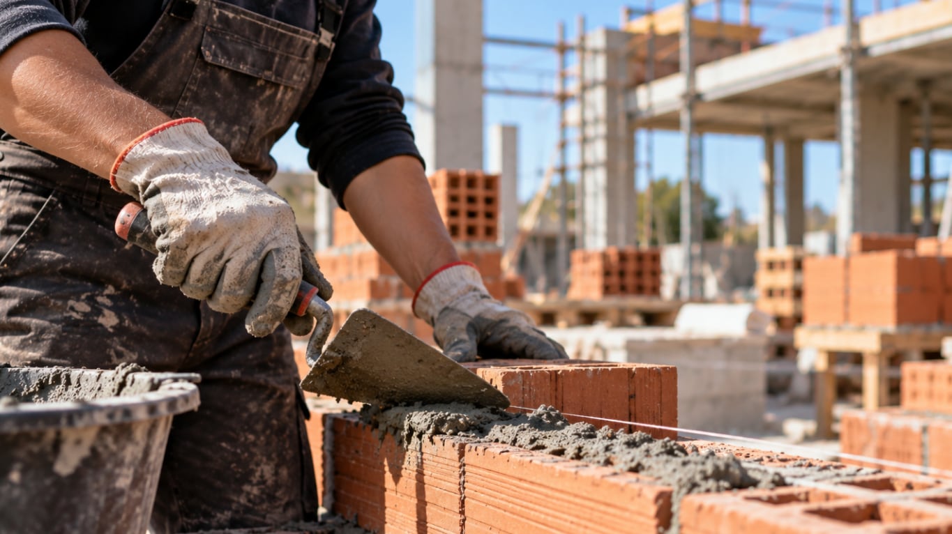 La construcción suma cada vez más oportunidades para quienes buscan capacitarse y desarrollar un oficio especializado (Imagen creada con IA).
