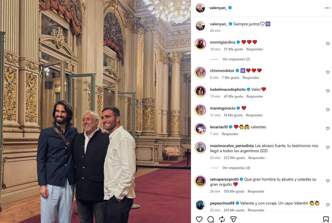 Valentín Yan reapareció en las redes tras su duro testimonio: el emotivo posteo que le dedicó a su hermano y a su abuelo (Foto: Instagram /gustavoyankelevichok)