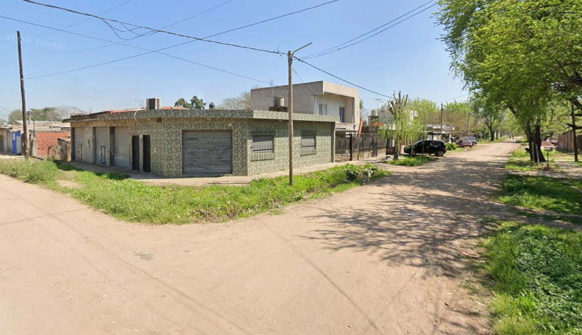 La zona en la que ocurrió el triple homicidio (Foto: Google Maps).