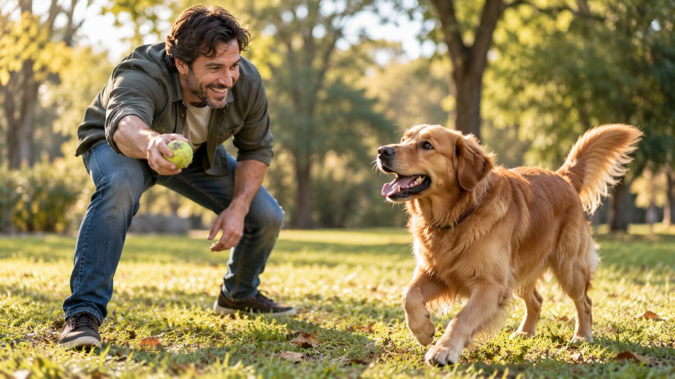 Los perros tienen una sorprendente capacidad para asociar palabras, gestos y acciones. (Imagen ilustrativa generada con IA).