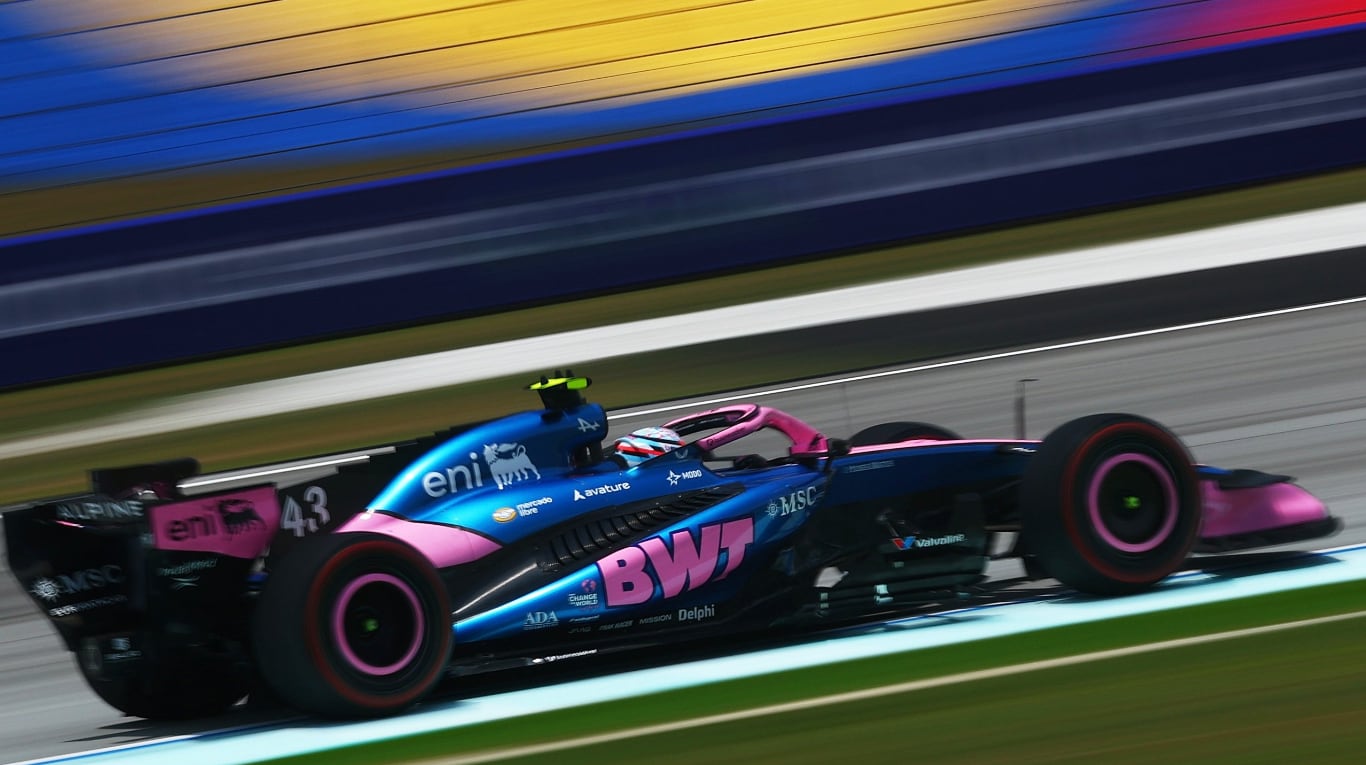 El argentino largará en la penúltima posición en la carrera de este domingo. (Foto: X@AlpineF1Team).