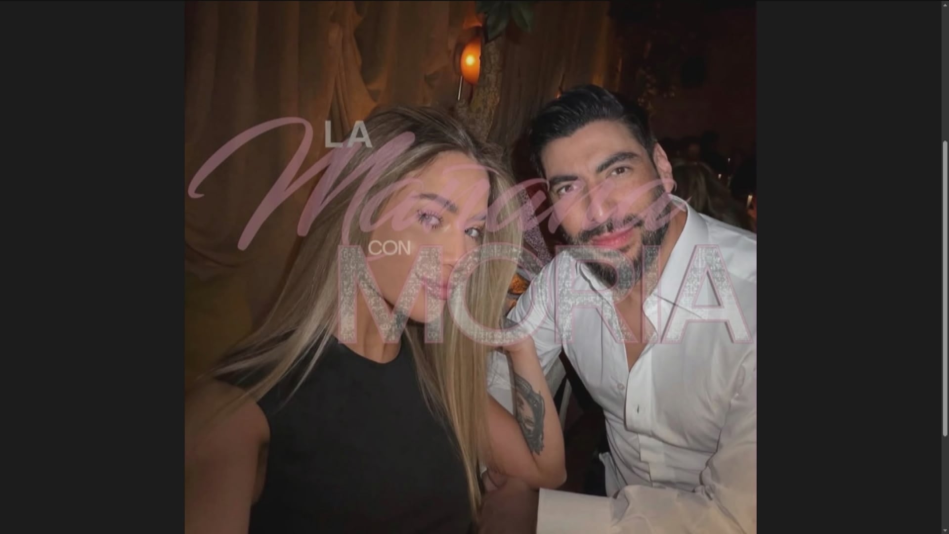 La nueva foto de Facundo Moyano y Candela Arizaga. (Foto: captura TN)