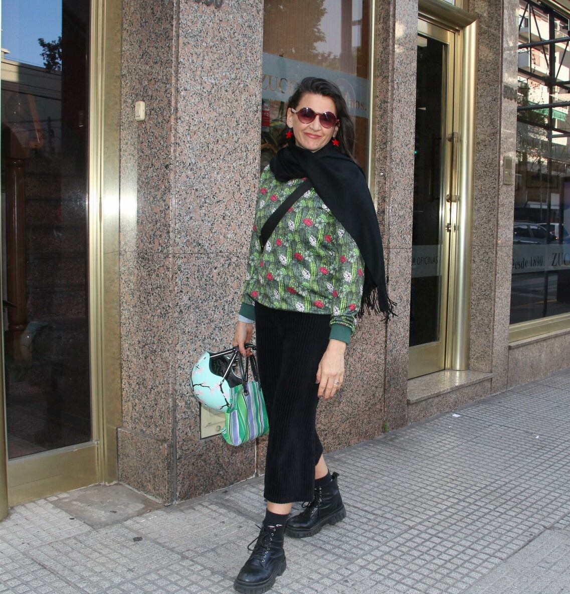 Laura Ezcurra despidió a Antonio Grimau (Foto: Movilpress)